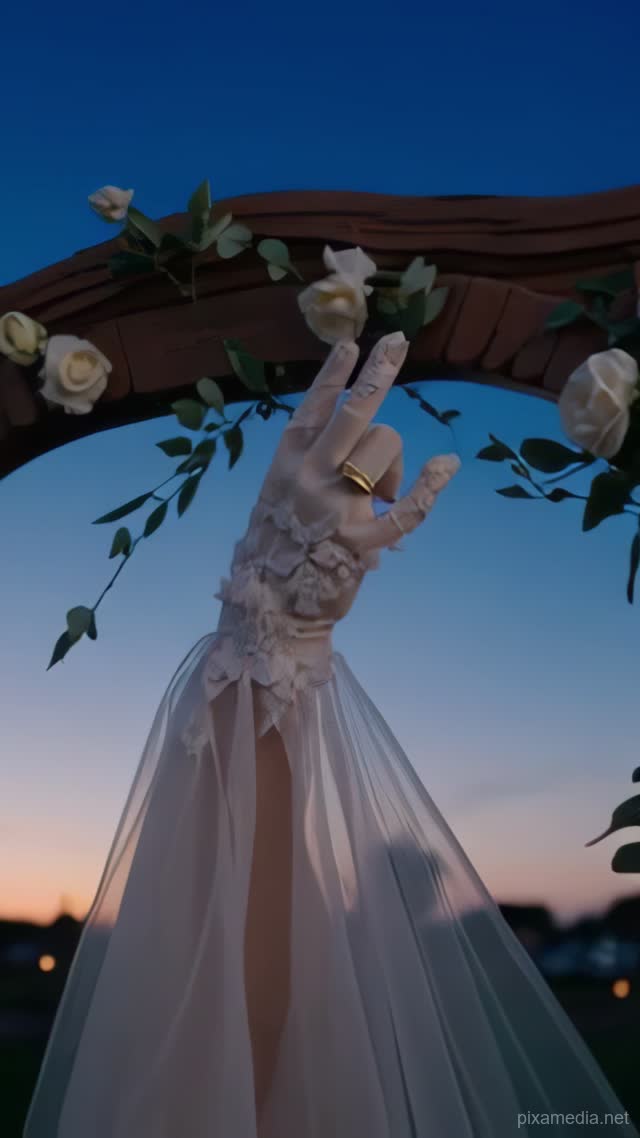 Lace Glove Turns the Band - Wedding & Events AI stock